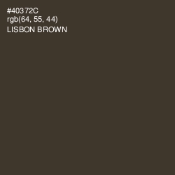 #40372C - Lisbon Brown Color Image